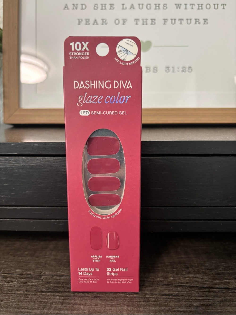 Dashing Diva Glaze Color LED Semi-Cured Gel Nail Strips
